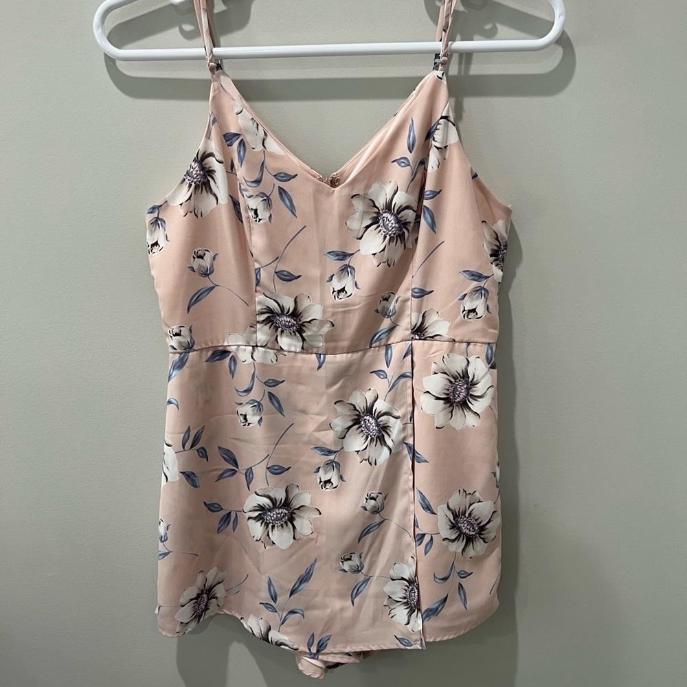 Lulus Large Floral Wrap Romper
